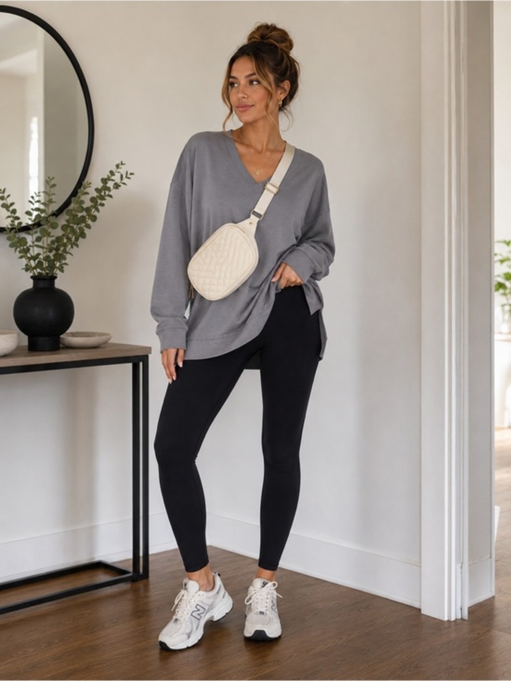 Cable & gauge Sport Gray XL Modal NWT Tunic